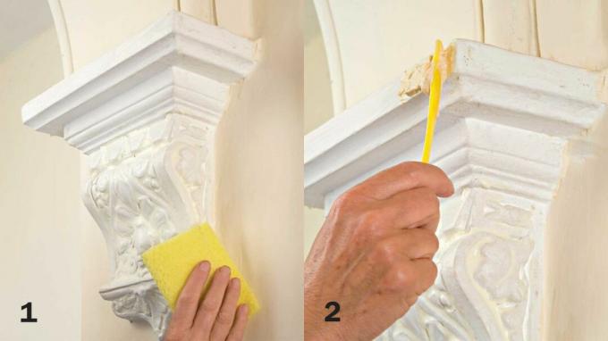 Zjistěte, jaký je povrchový nátěr, a opatrně naneste odstraňovač barvy