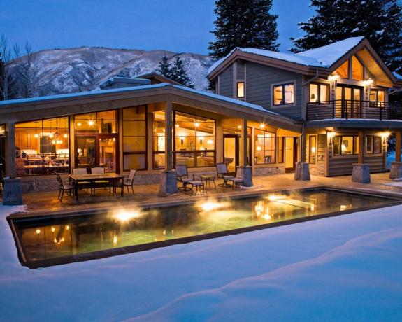 Uma casa contemporânea em Aspen, Colorado