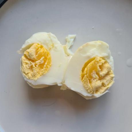 Hava fritöz sert haşlanmış yumurta