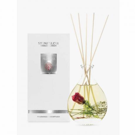 Bedste blomstret sivdiffusor: Stoneglow Nature's Gift Red Roses diffuser