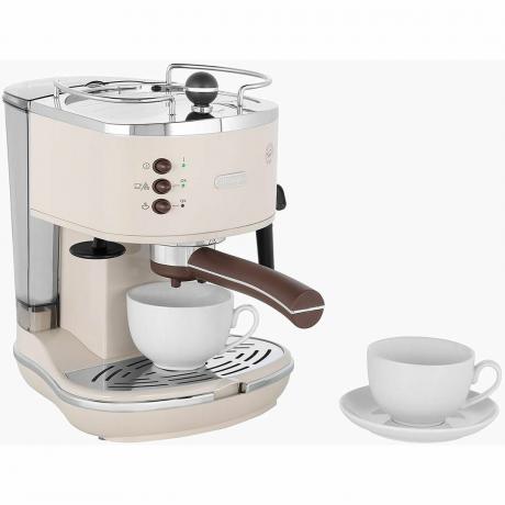 デロンギコーヒーマシンの販売：Icona Vintage Traditional Pump Espresso Coffee Machine ECOV311.BG