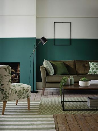Ruang tamu hijau oleh Marks and Spencer