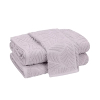6. Matouk Sonia Leaf Jacquard Cotton Hand Towel | Dulu