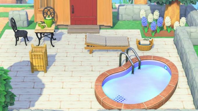 Animal Crossingin patio