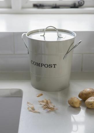 Vědro kompostovací kbelík - jíl