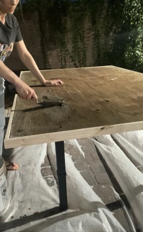 DIY betonipöytä