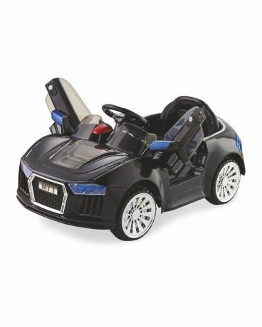 Plimbare cu mașina de jucărie Aldi pe mașina pentru copii