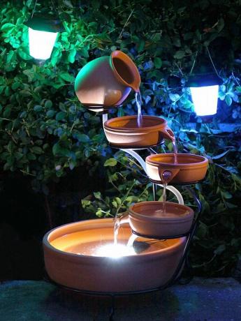 Terracotta Cascade Solar Water Feature from Water Features 2Go