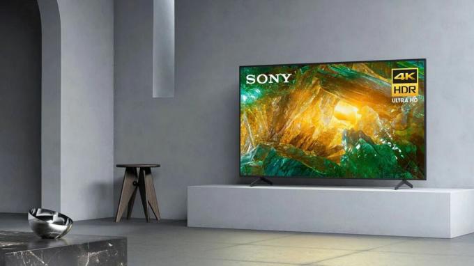Sony 75 Class XBR X800H sorozatú LED 4K UHD intelligens Android TV