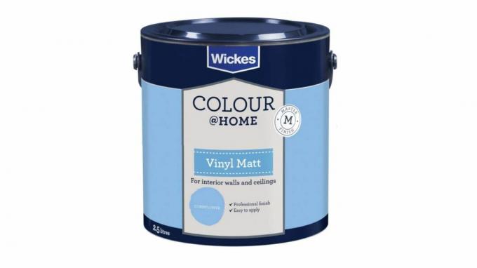 สีที่ดีที่สุดสำหรับห้องเด็กสำหรับการใช้งานที่ง่าย: Wickes Color @ Home Vinyl Matt Emulsion Paint