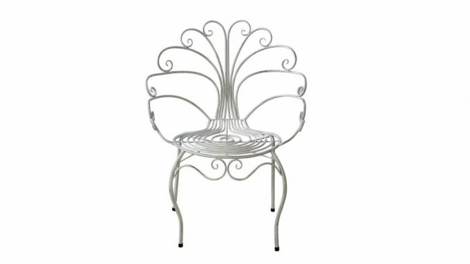 Лучшая металлическая садовая мебель 2021 года - металлический садовый стул павлин - Rockett St George