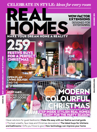 Numero di dicembre della rivista Real Homes