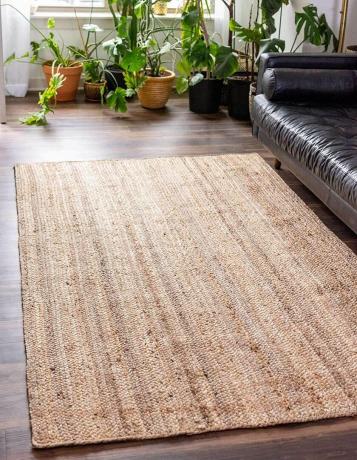 alfombra de fibra natural