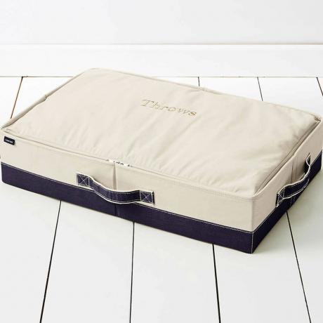 Τσάντα αποθήκευσης καμβάς κάτω από το κρεβάτι