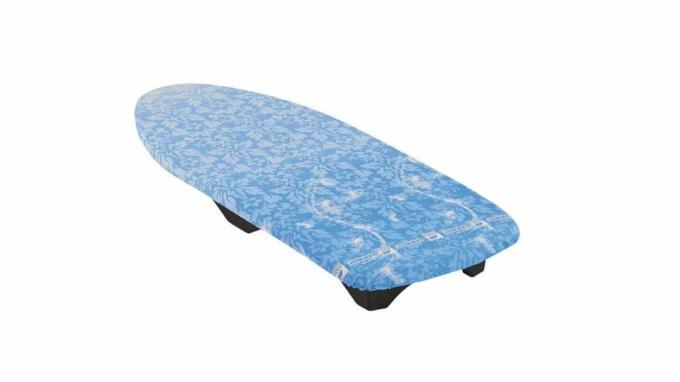 Najlepšia stolová žehliaca doska: Žehliaca doska Leifheit Airboard Table Top, modrý kvetinový poťah