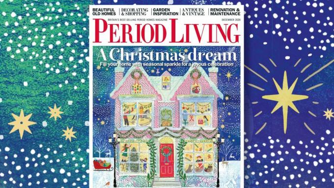 „Period Living Christmas 2020“ gruodžio mėnesio viršelio peržiūra