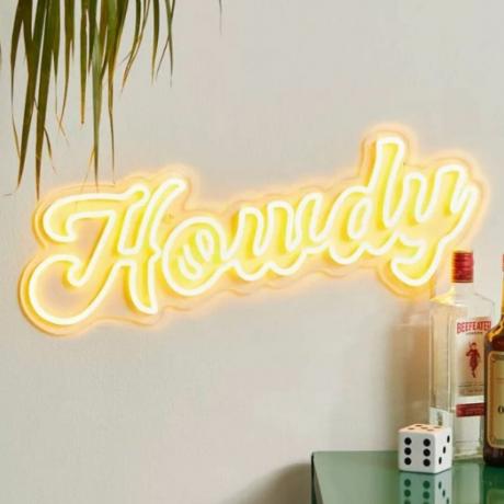 Lampă de perete Neon Howdy