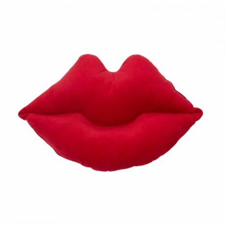 Червона подушка у формі губ