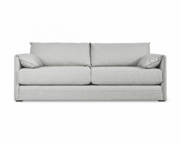 Un divano letto queen size grigio