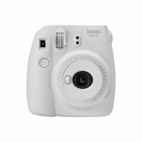 biała kamera polaroidowa firmy Fujifilm