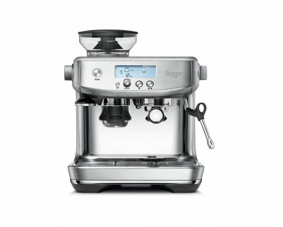 la mejor máquina de café de grano a taza - Sage The Barista Pro SES878BSS Máquina de café de grano a taza - casas reales
