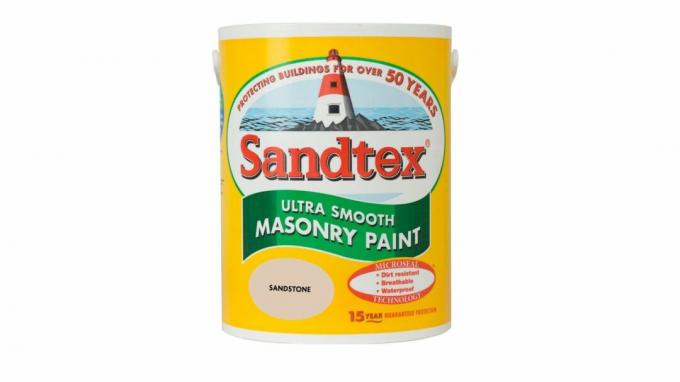 Melhor tinta lavável para áreas de alto tráfego: Sandtex Matt Masonry Paint