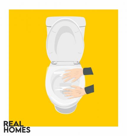 Ξεμπλοκάρισμα τουαλέτας με μεμβράνη