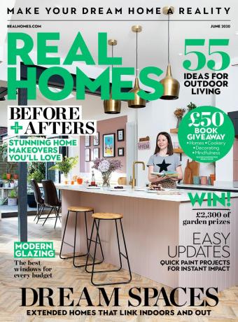 Forside av juni 2020-utgaven av Real Homes magazine