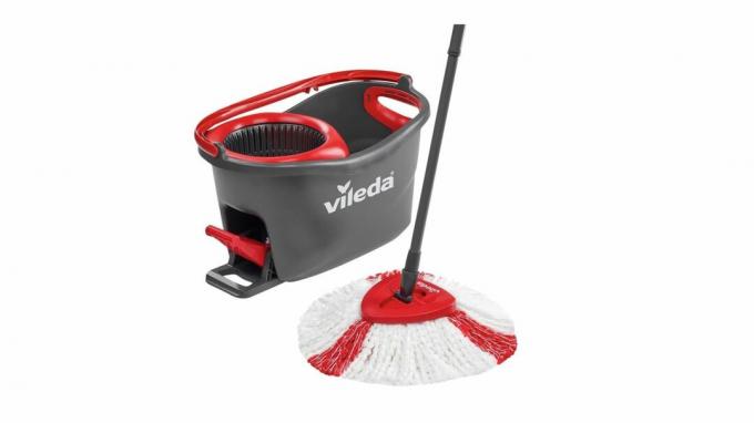 ไม้ถูพื้นและถังซักที่ดีที่สุด: Vileda Easy Wring and Clean Turbo Microfibre Mop and Bucket Set
