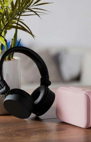 „Bluetooth“ ausinės „Primark“ rožinės spalvos