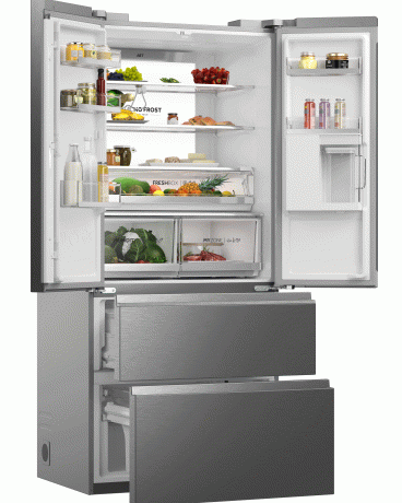 Naučite se pravilno shranjevati hrano v hladilniku z zamrzovalnikom Haier