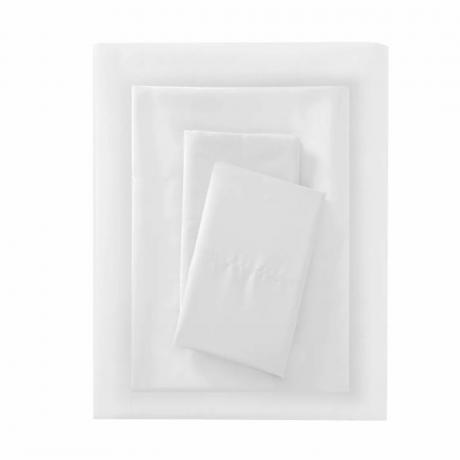 „Room Essentials™“ mikropluošto kietas lapų rinkinys, baltas, sulankstytas