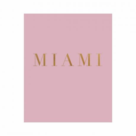 Miami: En dekorativ bok för soffbord
