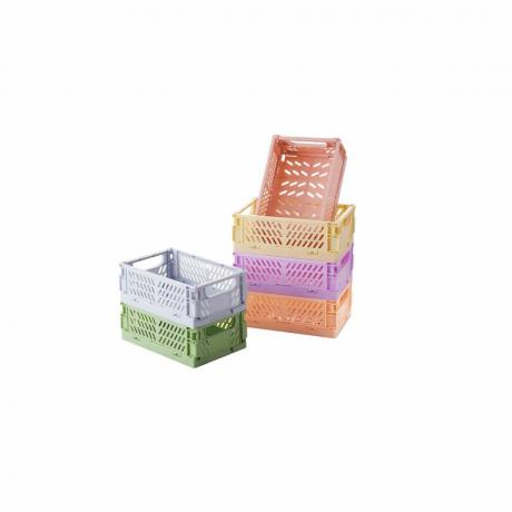 HUUSMOT pastelne kutije za pohranu od 6 komada