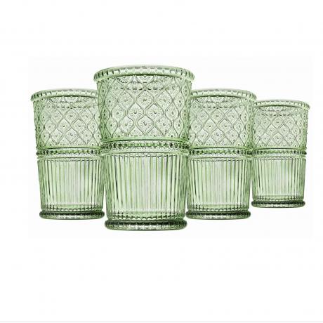 Rohelised vintage klaasid